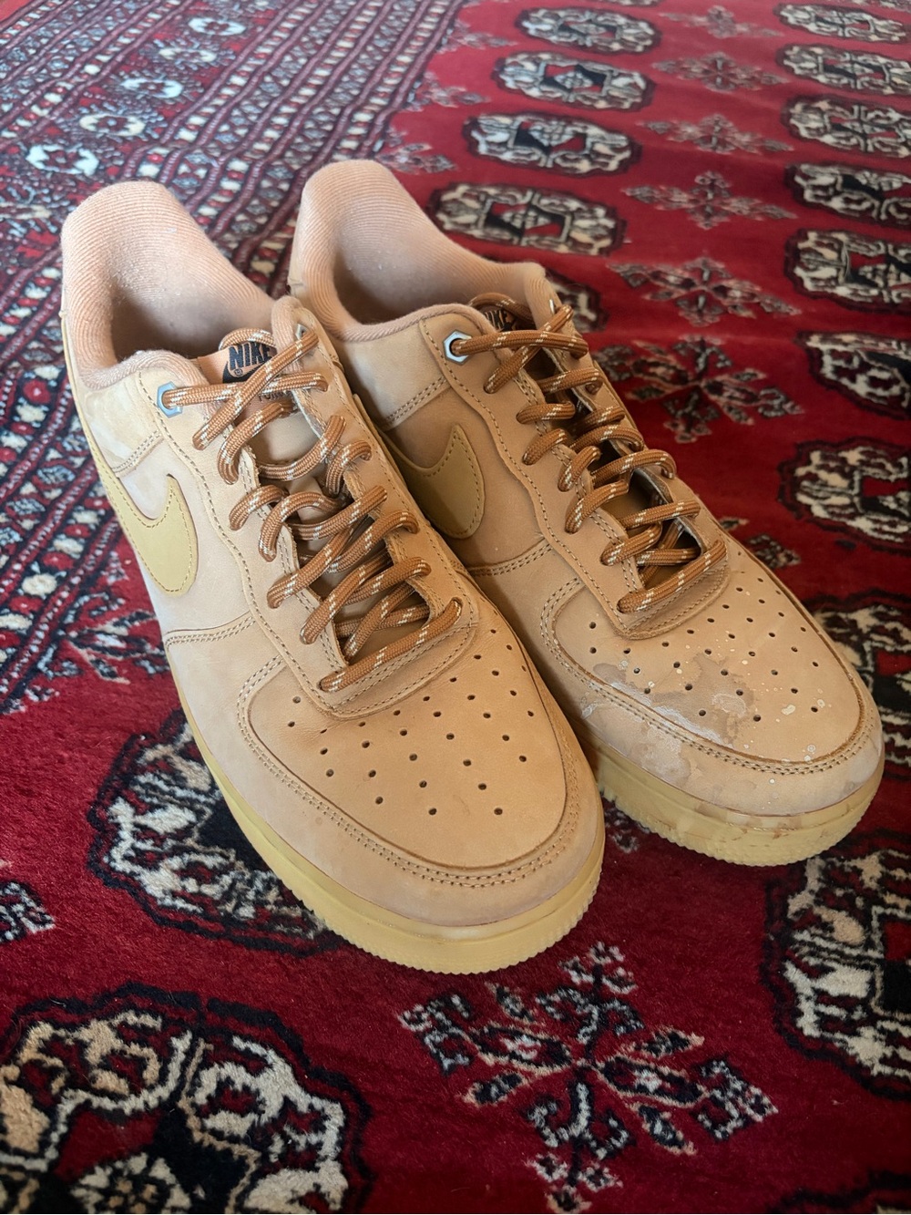 Nike Men’s Nike, Men, Air Force 1 07 WB, Nobuc, Sneakers